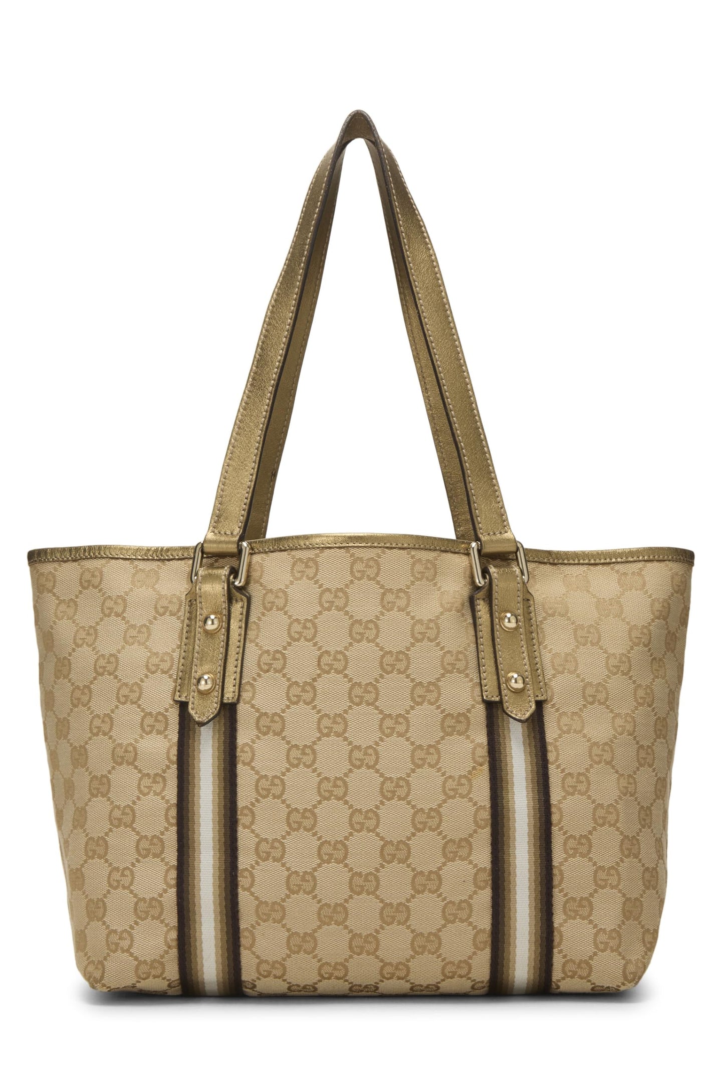 Gucci, Gold Original GG Canvas Jolicoeur Tote Large, Gold