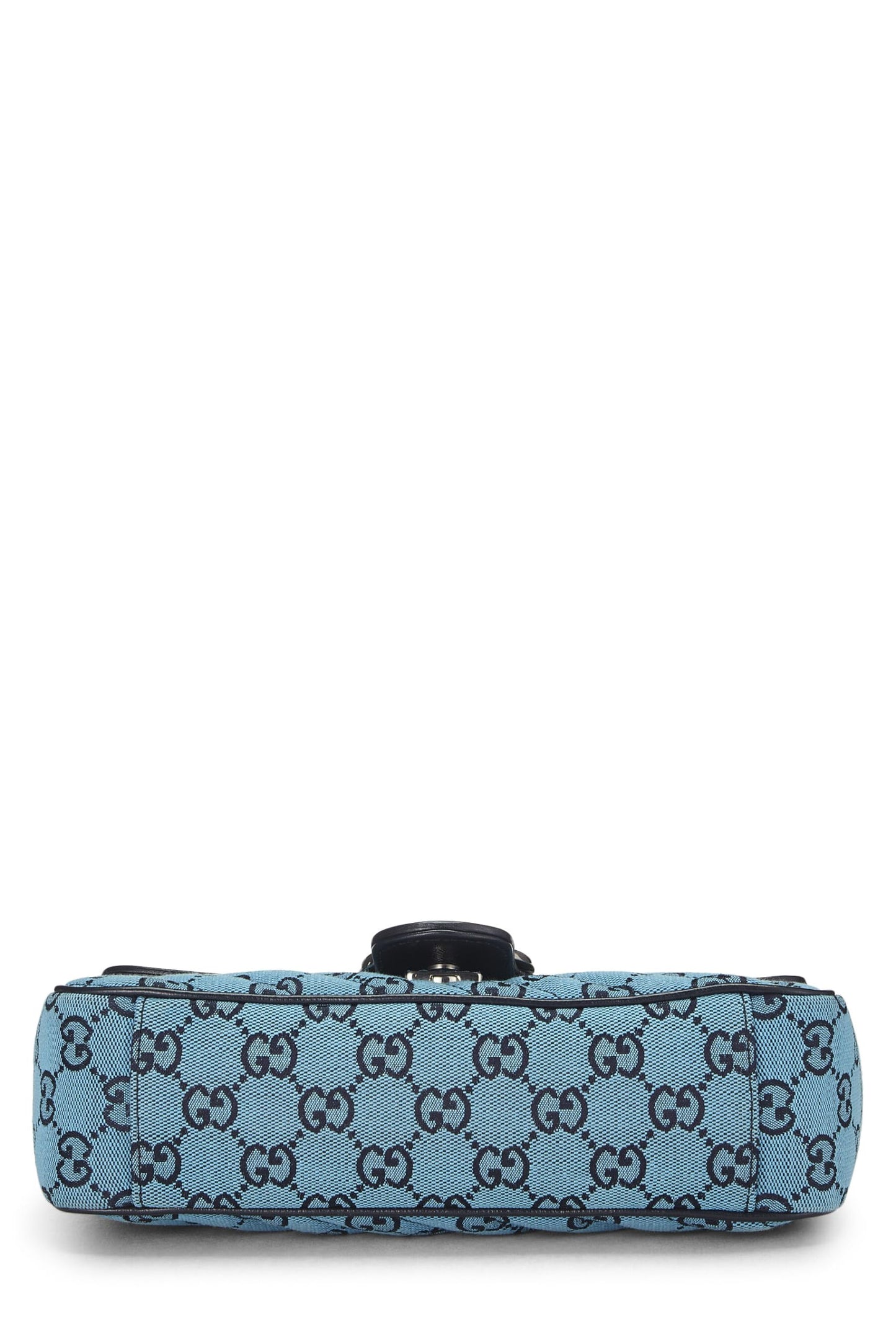 Gucci, Blue GG Canvas Marmont Shoulder Bag Small, Blue