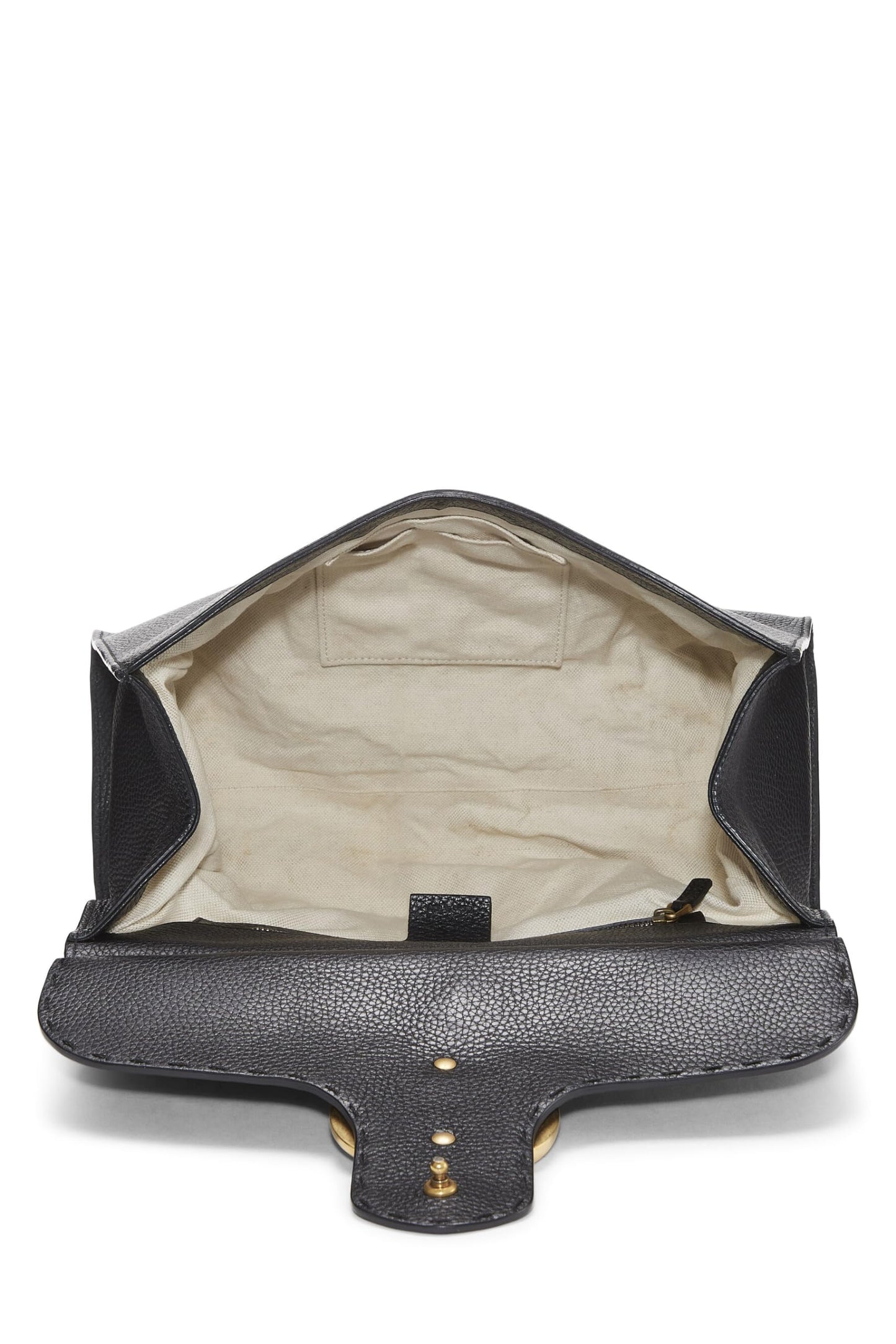 Gucci, Black Leather GG Marmont Top Handle Flap Bag Small, Black