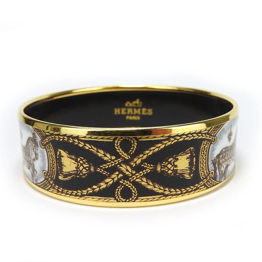 HERMES bracelet Metal, Cloisonne multicolor Emilel GM Women  d