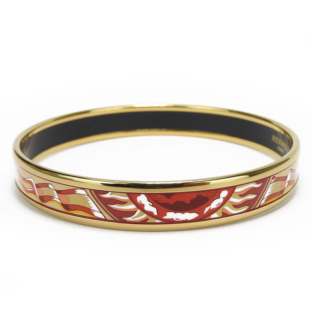 HERMES bracelet Metal, Cloisonne multicolor Emaille PM Women  d