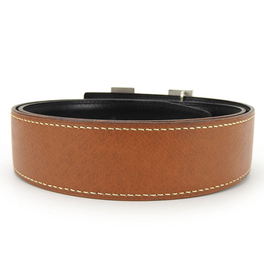 HERMES belt Courchevel , Box calf gold Constance Women  d