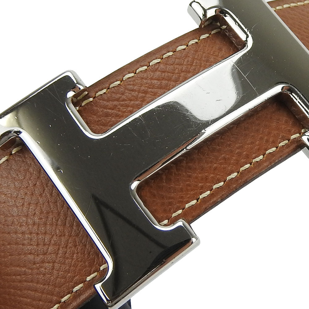 HERMES belt Courchevel , Box calf gold Constance Women  d