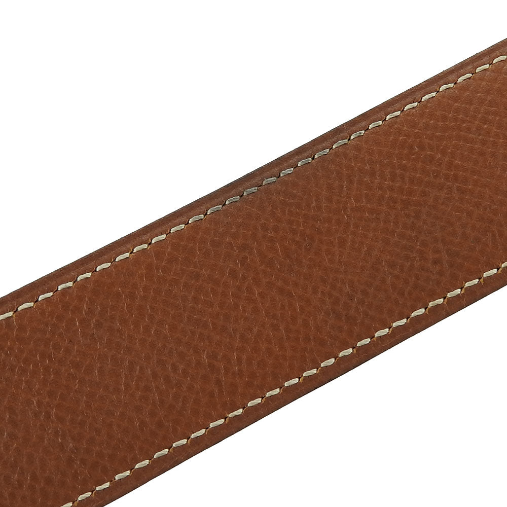 HERMES belt Courchevel , Box calf gold Constance Women  d