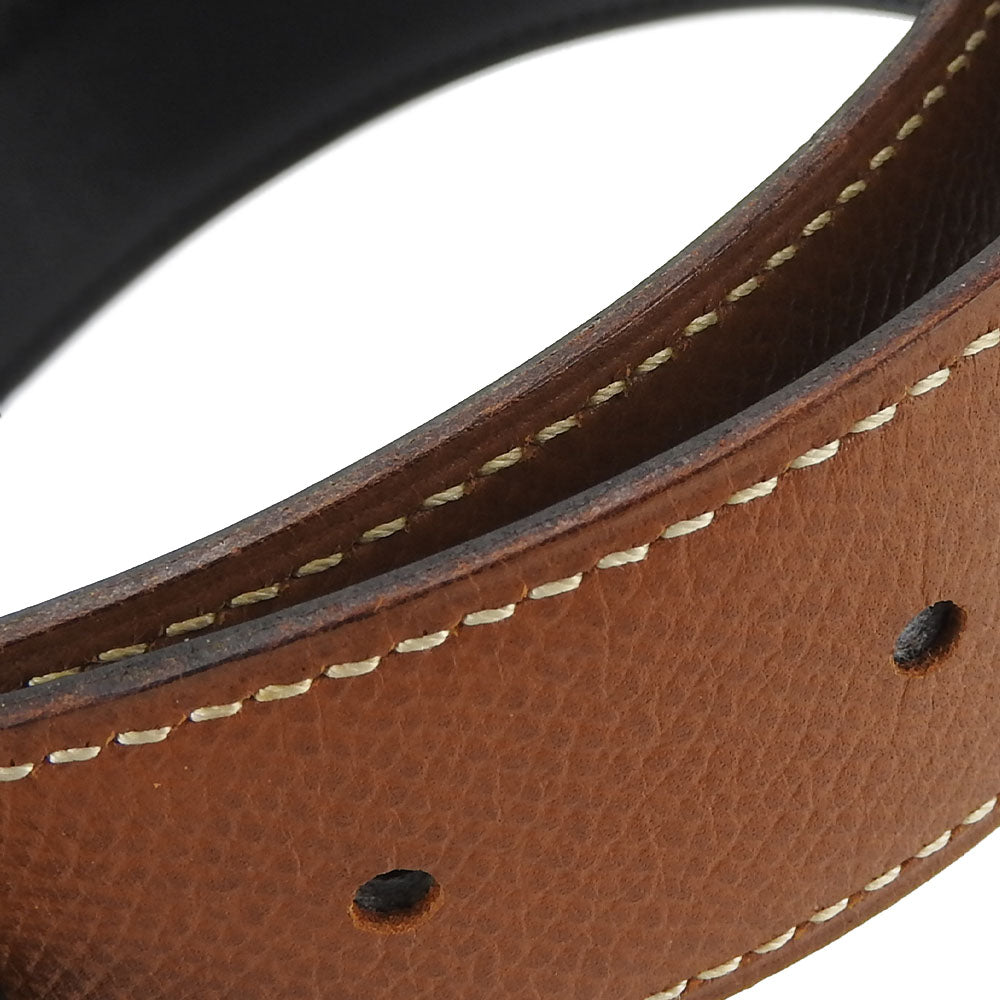 HERMES belt Courchevel , Box calf gold Constance Women  d