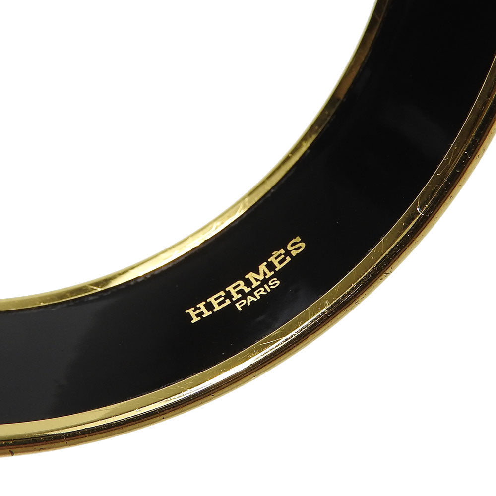 HERMES bracelet Enamel, Metal white Guadalquivir Emilel GM Women  d