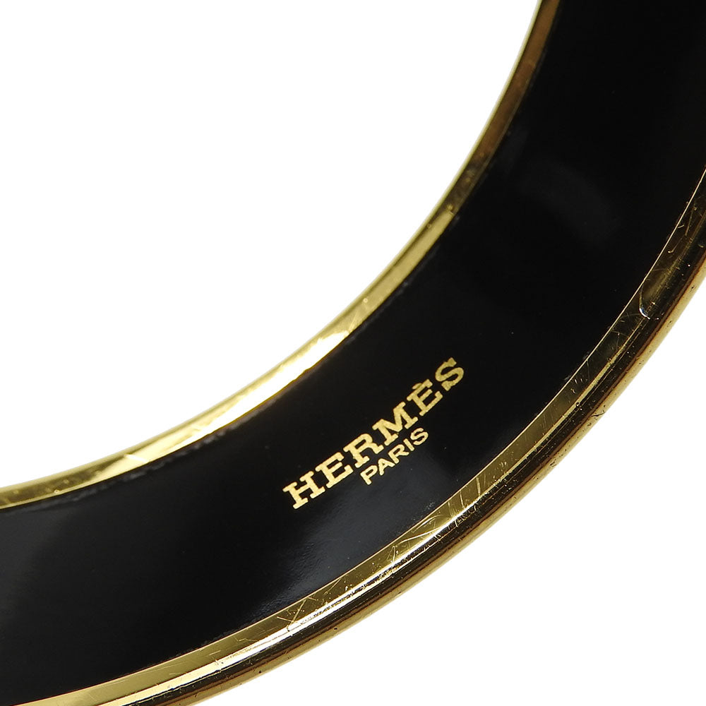 HERMES bracelet Enamel, Metal white Guadalquivir Emilel GM Women  d
