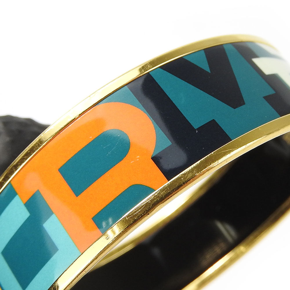 HERMES bracelet Enamel, Metal Green type Emile Women  d