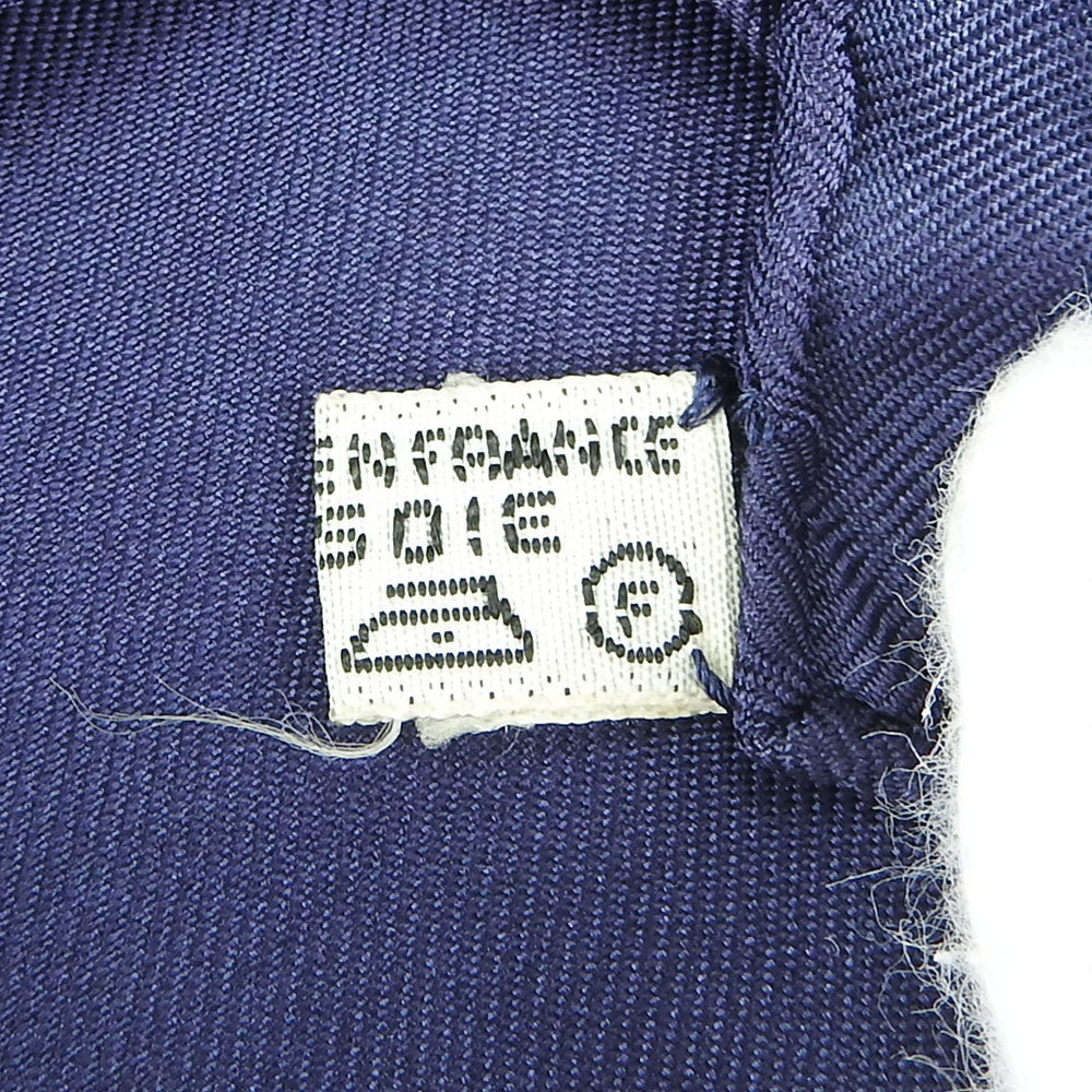 HERMES scarf silk Navy Carre90 Women  d
