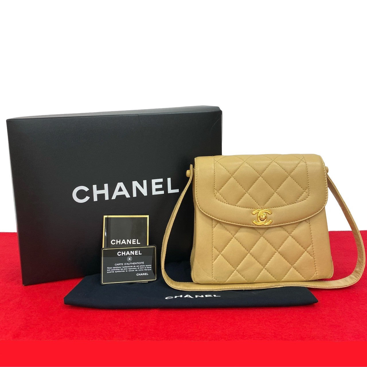 Chanel Matelassé Lambskin Shoulder Bag