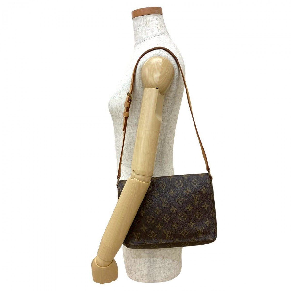 LOUIS VUITTON Shoulder Bag M51257 Leather, PVC Brown Monogram M tte Tango Women