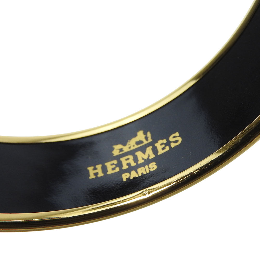 HERMES bracelet Metal, Enamel green Emilel GM Women  d
