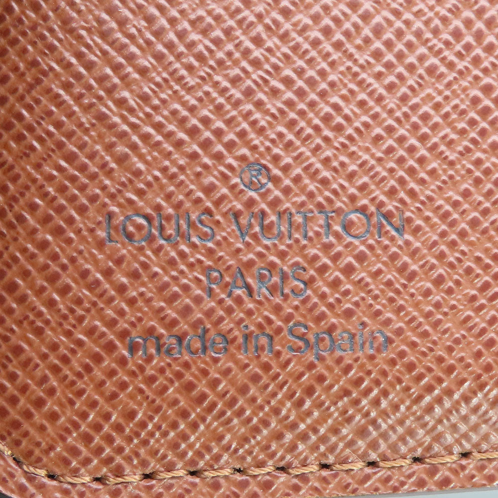 LOUIS VUITTON Bifold Wallet M61667 Monogram Brown Compact zip Women  d