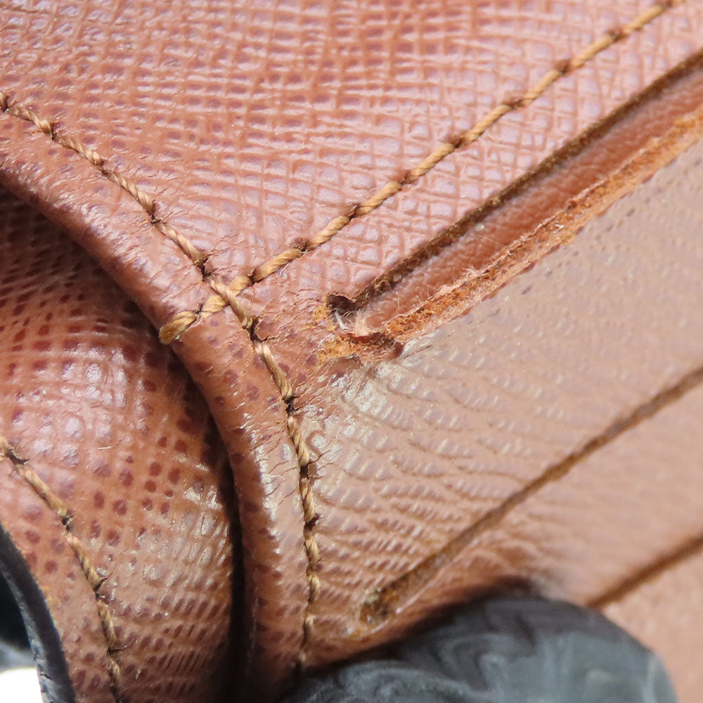 LOUIS VUITTON Bifold Wallet M61667 Monogram Brown Compact zip Women  d