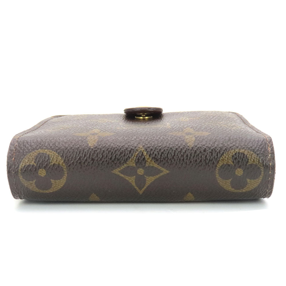LOUIS VUITTON Bifold Wallet M61667 Monogram Brown Compact zip Women  d