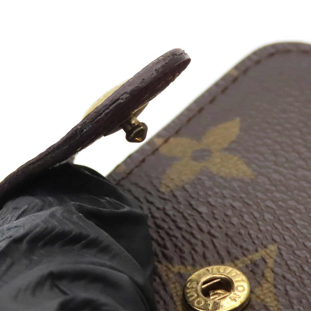 LOUIS VUITTON Bifold Wallet M61667 Monogram Brown Compact zip Women  d