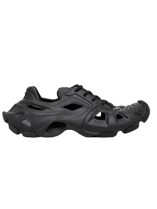Luxury Balenciaga Trending 2025 HD Rubber Sole Cut-Out Low Top Sneakers Black