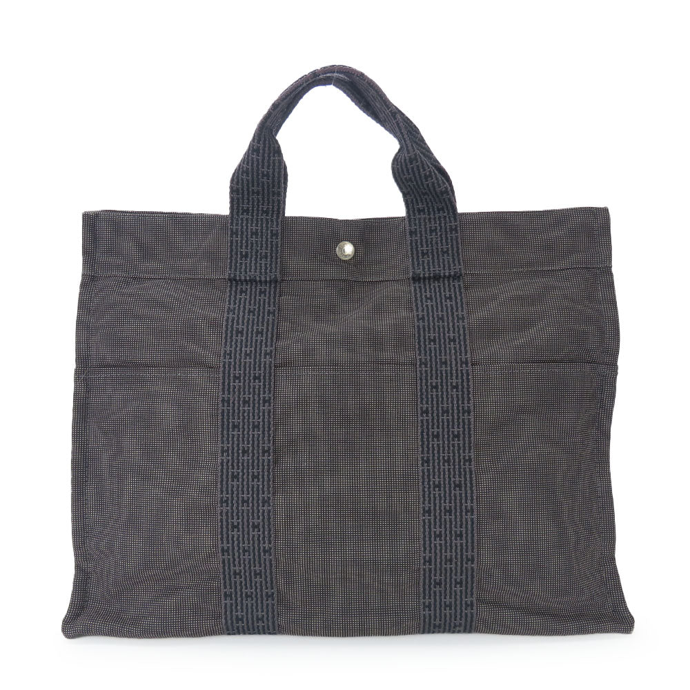 HERMES Tote Bag polyester gray Her Line unisex(Unisex)  d