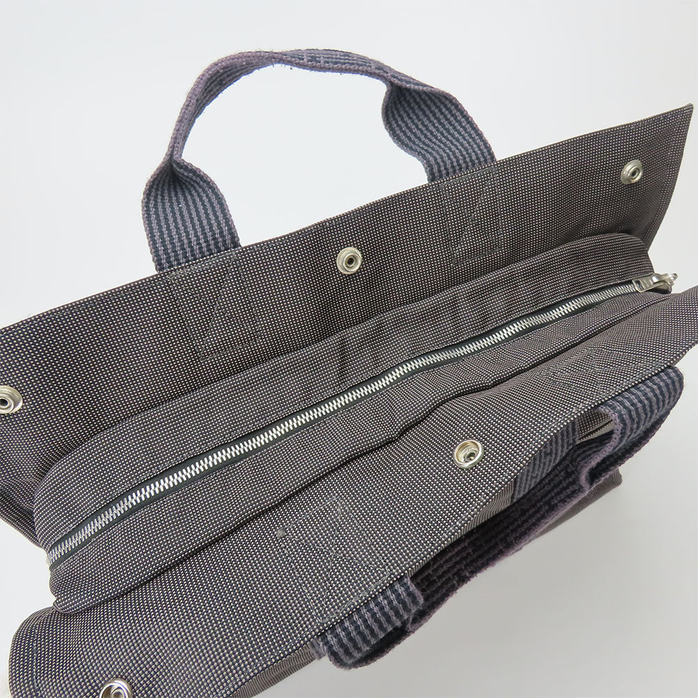 HERMES Tote Bag polyester gray Her Line unisex(Unisex)  d