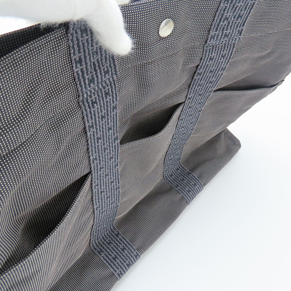 HERMES Tote Bag polyester gray Her Line unisex(Unisex)  d