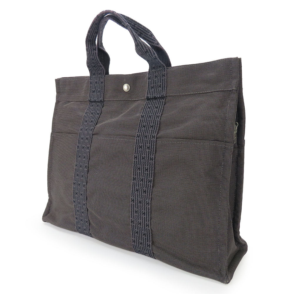 HERMES Tote Bag polyester gray Her Line unisex(Unisex)  d