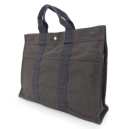 HERMES Tote Bag polyester gray Her Line unisex(Unisex)  d