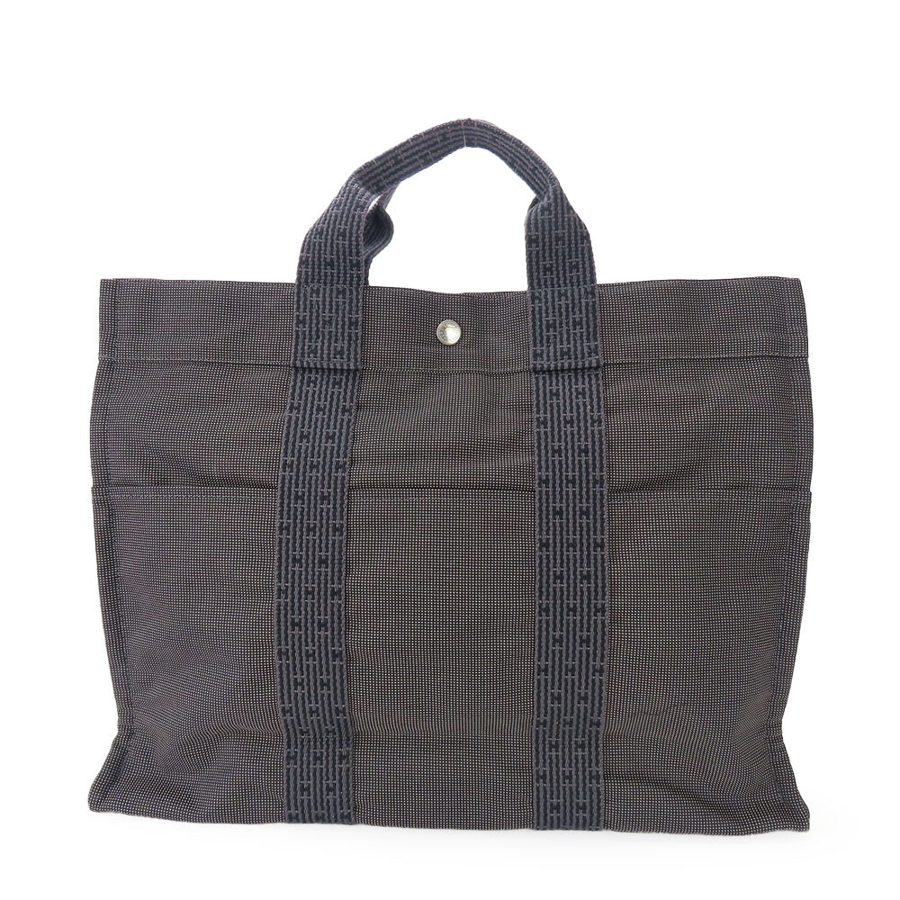 HERMES Tote Bag polyester gray Her Line unisex(Unisex)  d