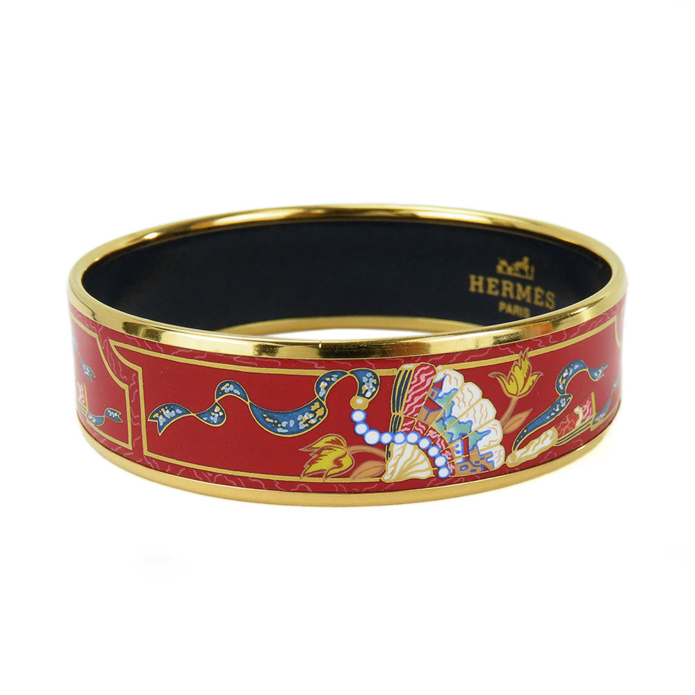 HERMES bracelet Metal, Enamel Red Emilel GM Women  d