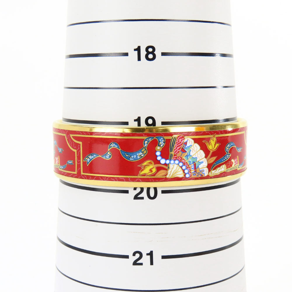 HERMES bracelet Metal, Enamel Red Emilel GM Women  d