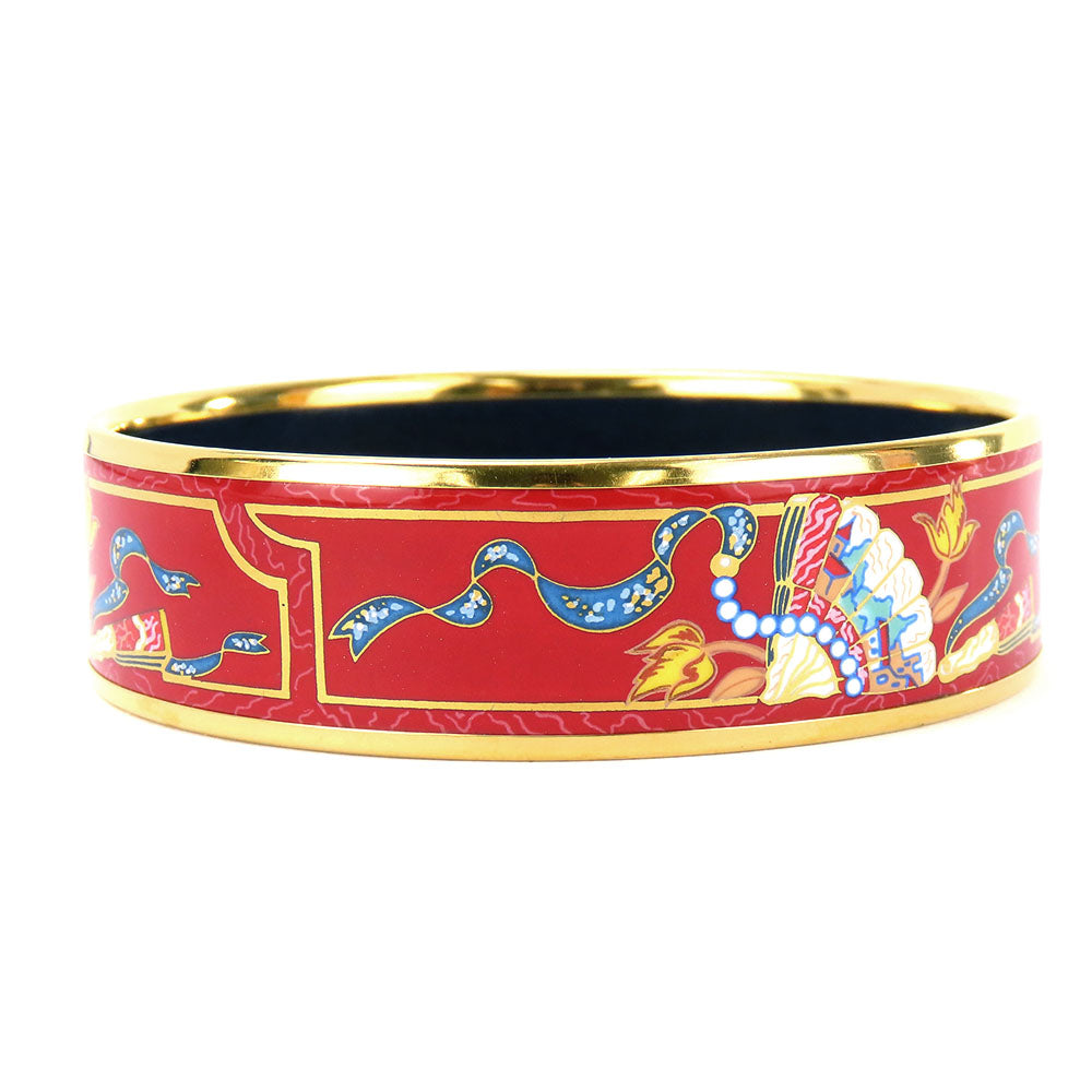 HERMES bracelet Metal, Enamel Red Emilel GM Women  d