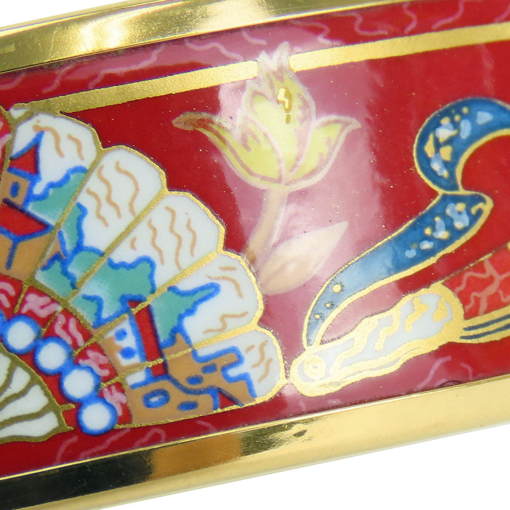 HERMES bracelet Metal, Enamel Red Emilel GM Women  d