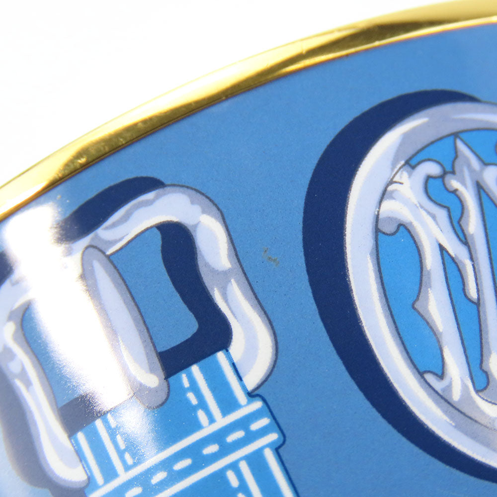 HERMES bracelet Metal, Cloisonne Blue type Emile TGM Women  d