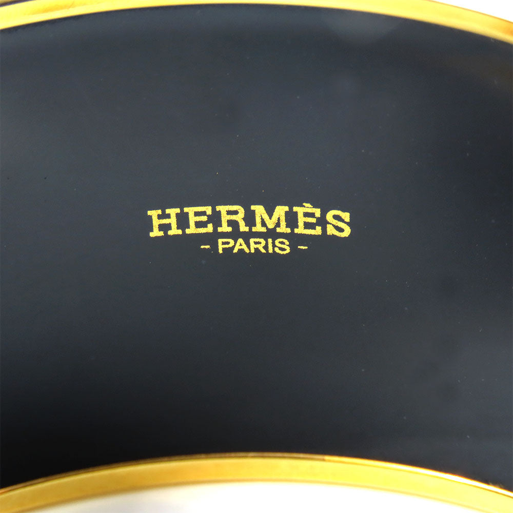 HERMES bracelet Metal, Cloisonne Blue type Emile TGM Women  d