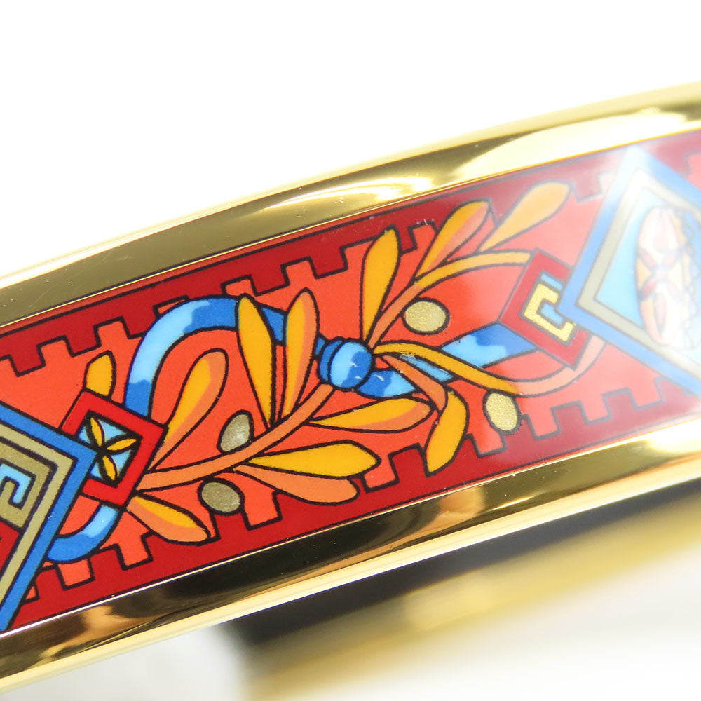 HERMES Bangle Metal, Enamel Red Emile Women  d
