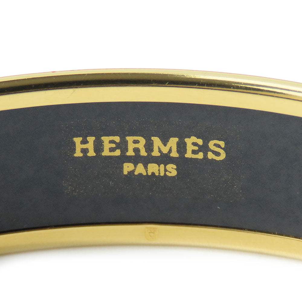HERMES Bangle Metal, Enamel Red Emile Women  d