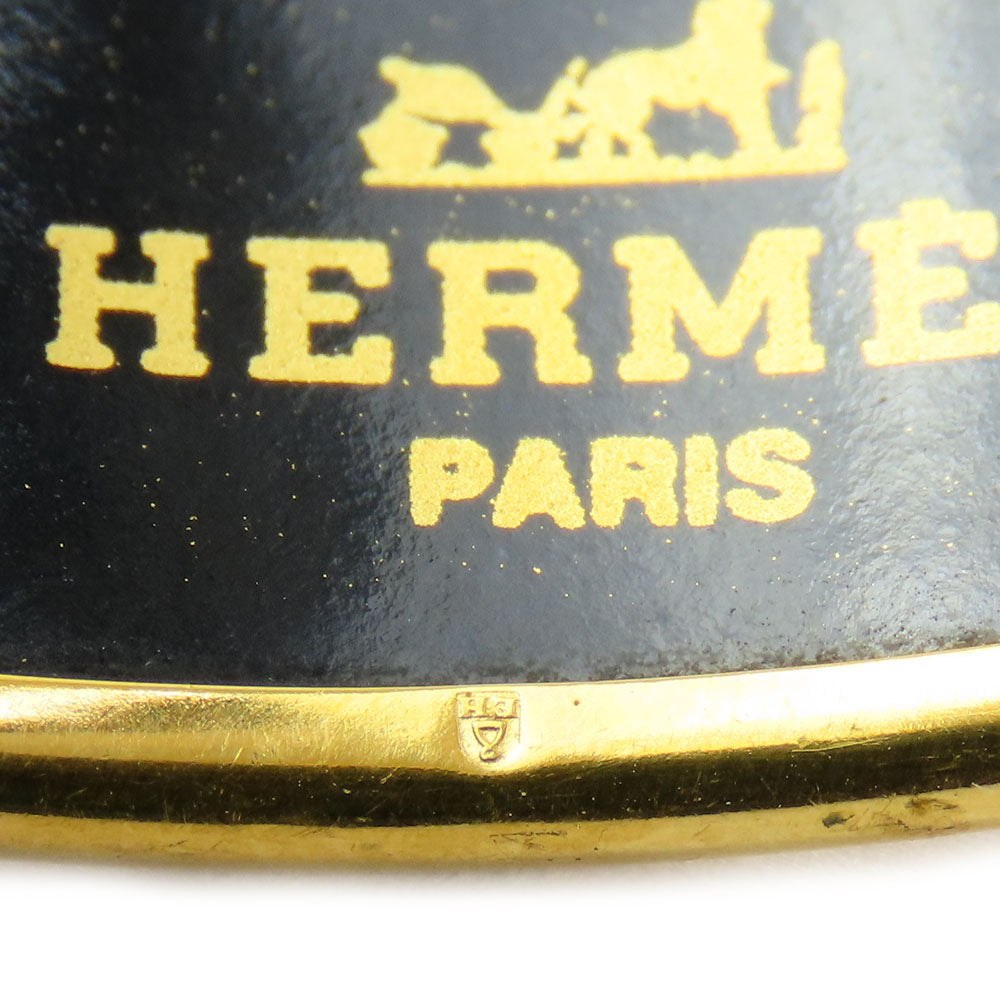 HERMES Bangle Metal, Cloisonne Red Emilel GM Women  d