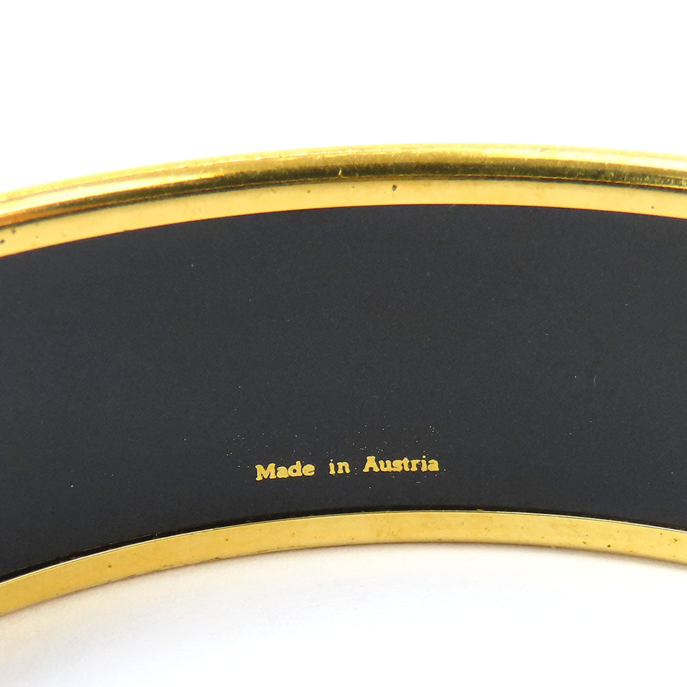 HERMES Bangle Metal, Cloisonne Red Emilel GM Women  d