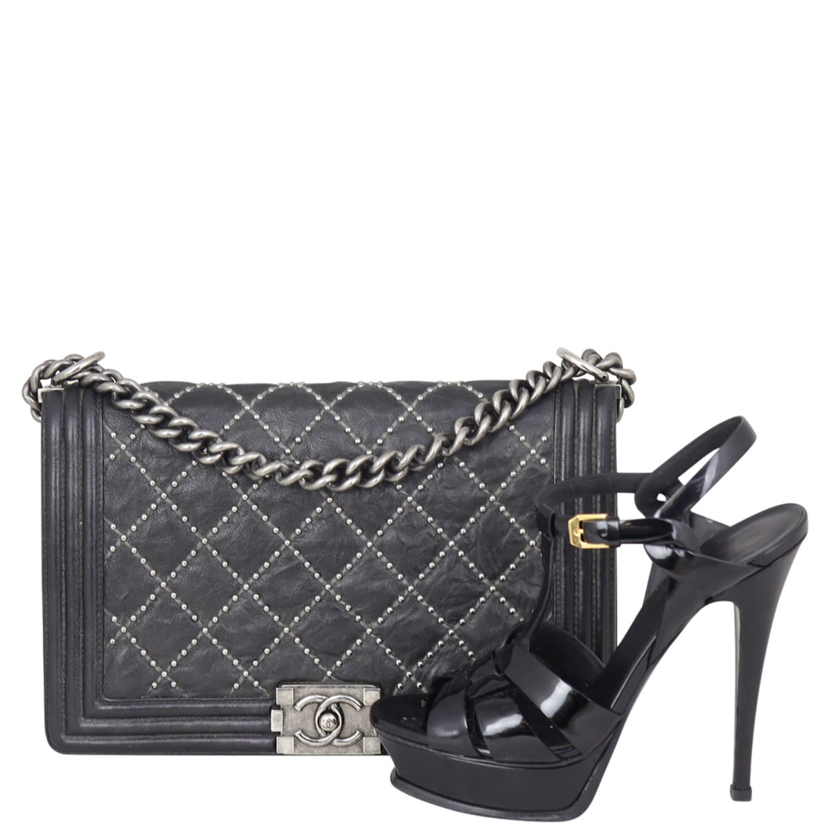 Chanel Boy New Medium Studded