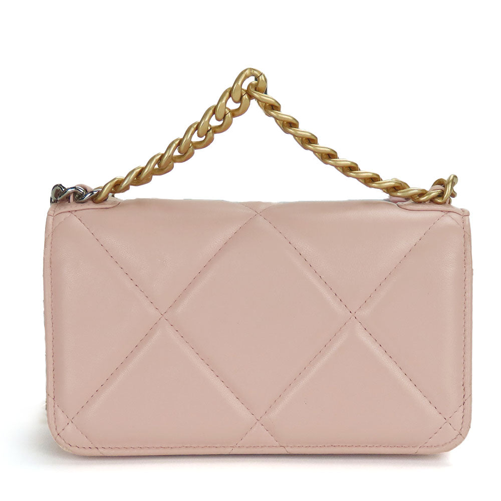 Chanel 19 lambskin shoulder bag