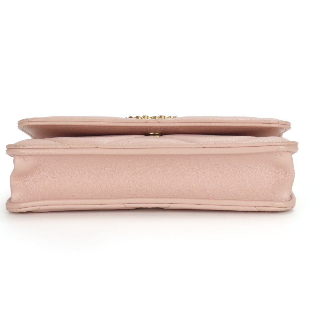 Chanel 19 lambskin shoulder bag