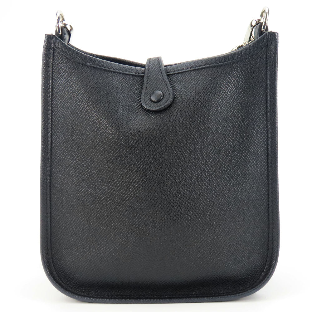 HERMES Shoulder Bag Epsom black Evelyn TPM Women  d