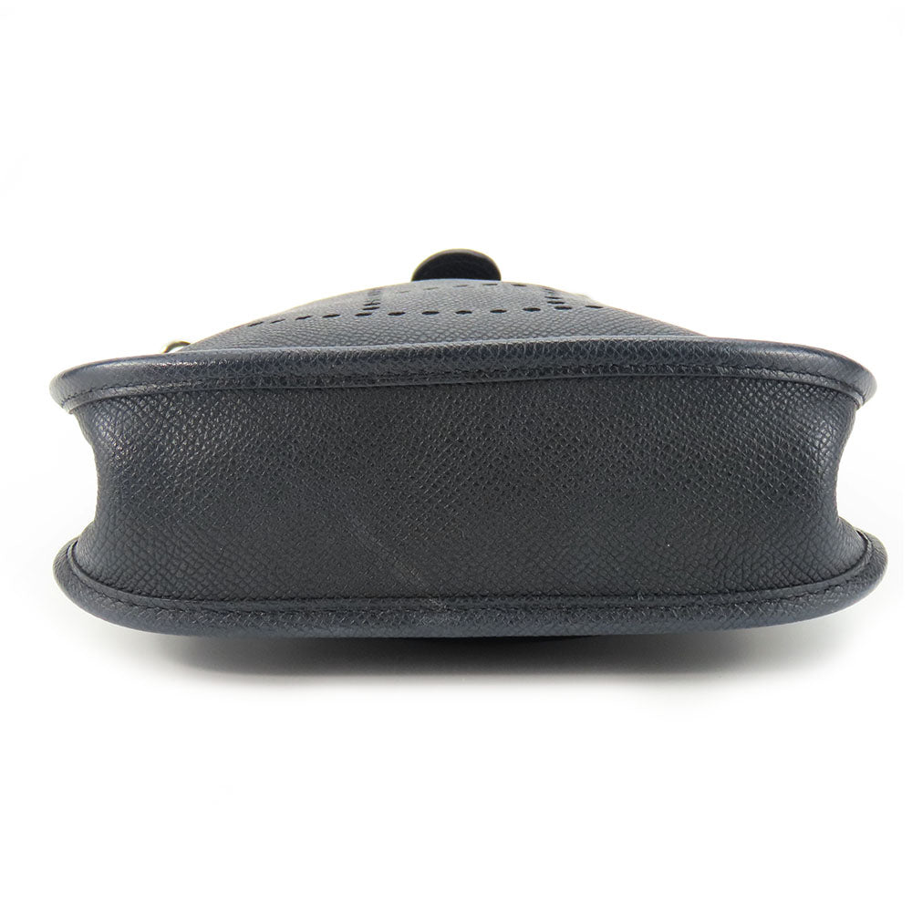 HERMES Shoulder Bag Epsom black Evelyn TPM Women  d