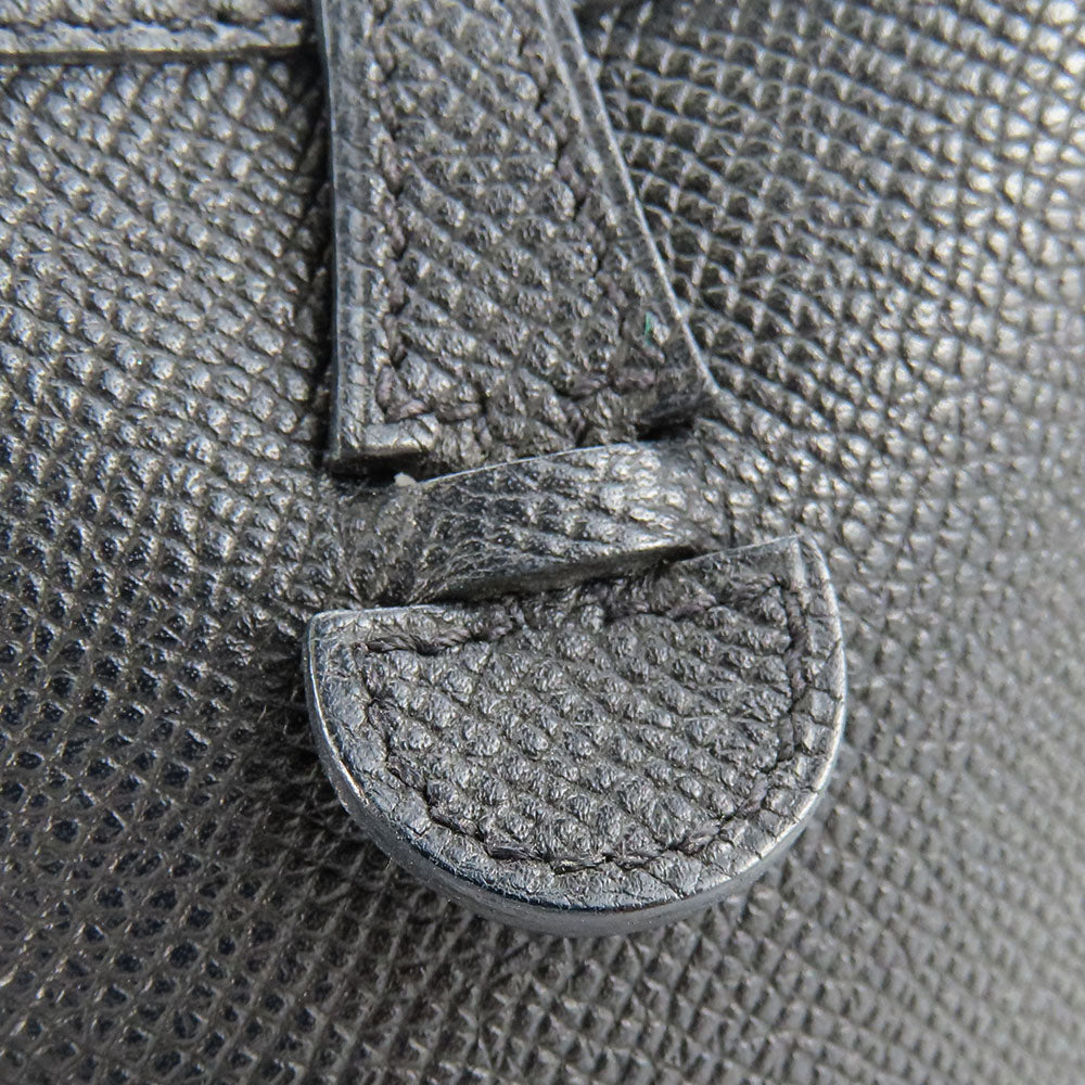 HERMES Shoulder Bag Epsom black Evelyn TPM Women  d