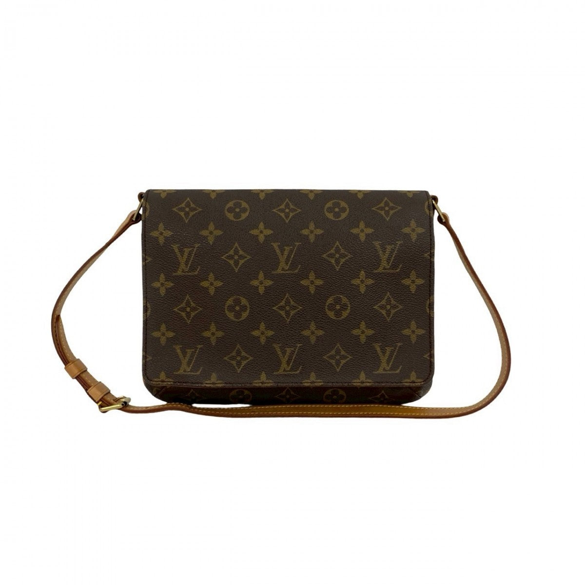 LOUIS VUITTON Shoulder Bag leather Brown Monogram M tte Tango