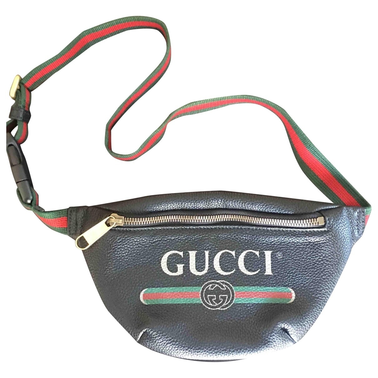 Gucci coco capitán brown leather clutch bag