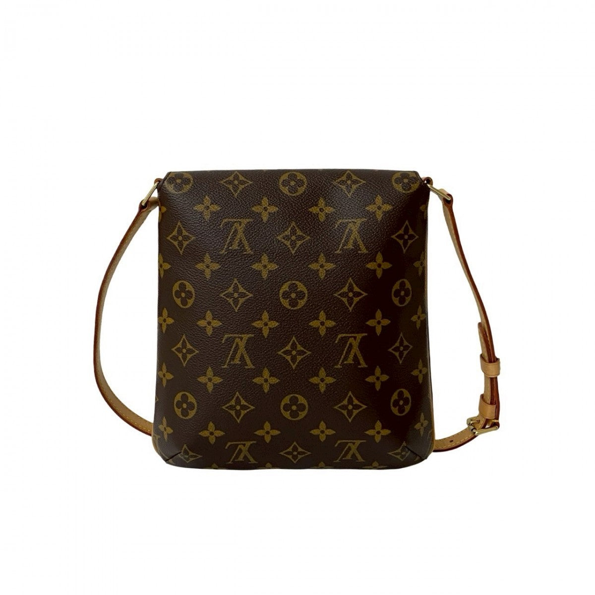 LOUIS VUITTON Shoulder Bag leather Brown Monogram M tte Salsa