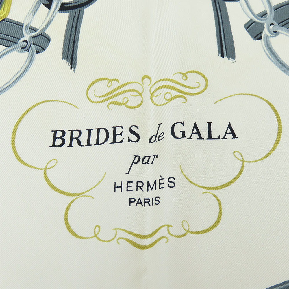 HERMES scarf silk Red Carre90 Women  d