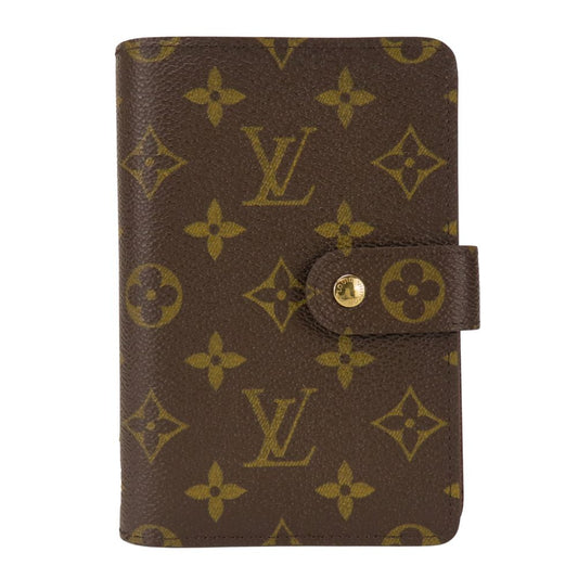 LOUIS VUITTON Bifold Wallet M61207 Monogram Brown Porto Papier Women