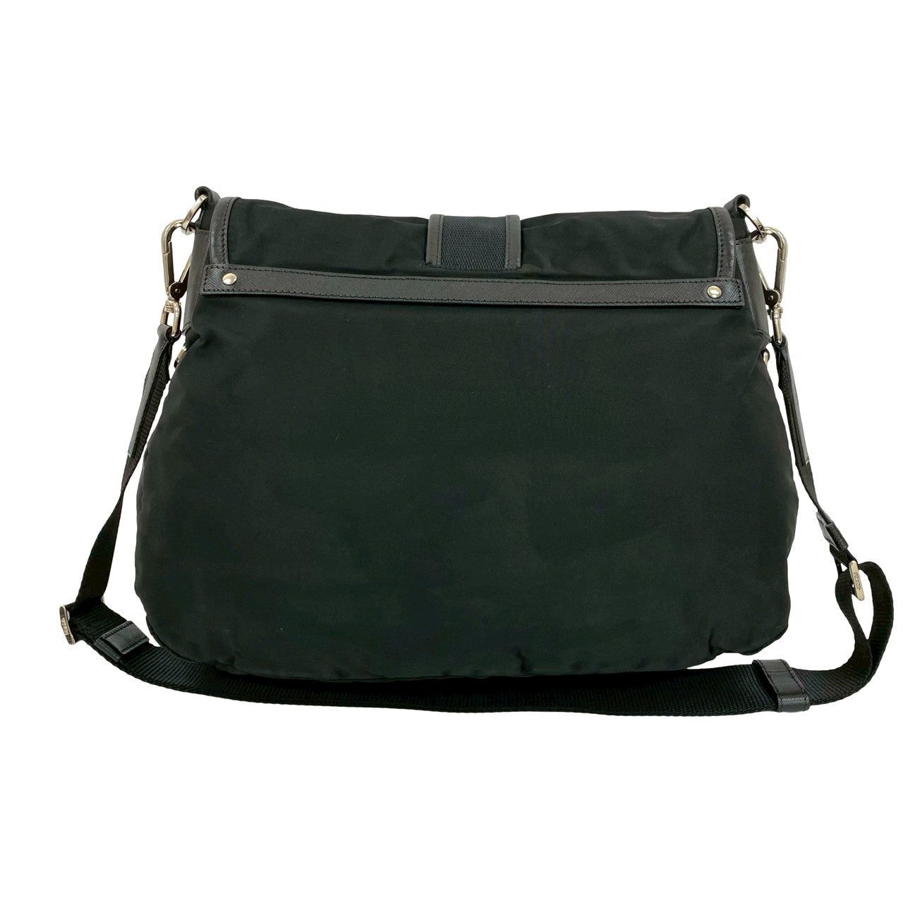 PRADA Shoulder Bag leather black