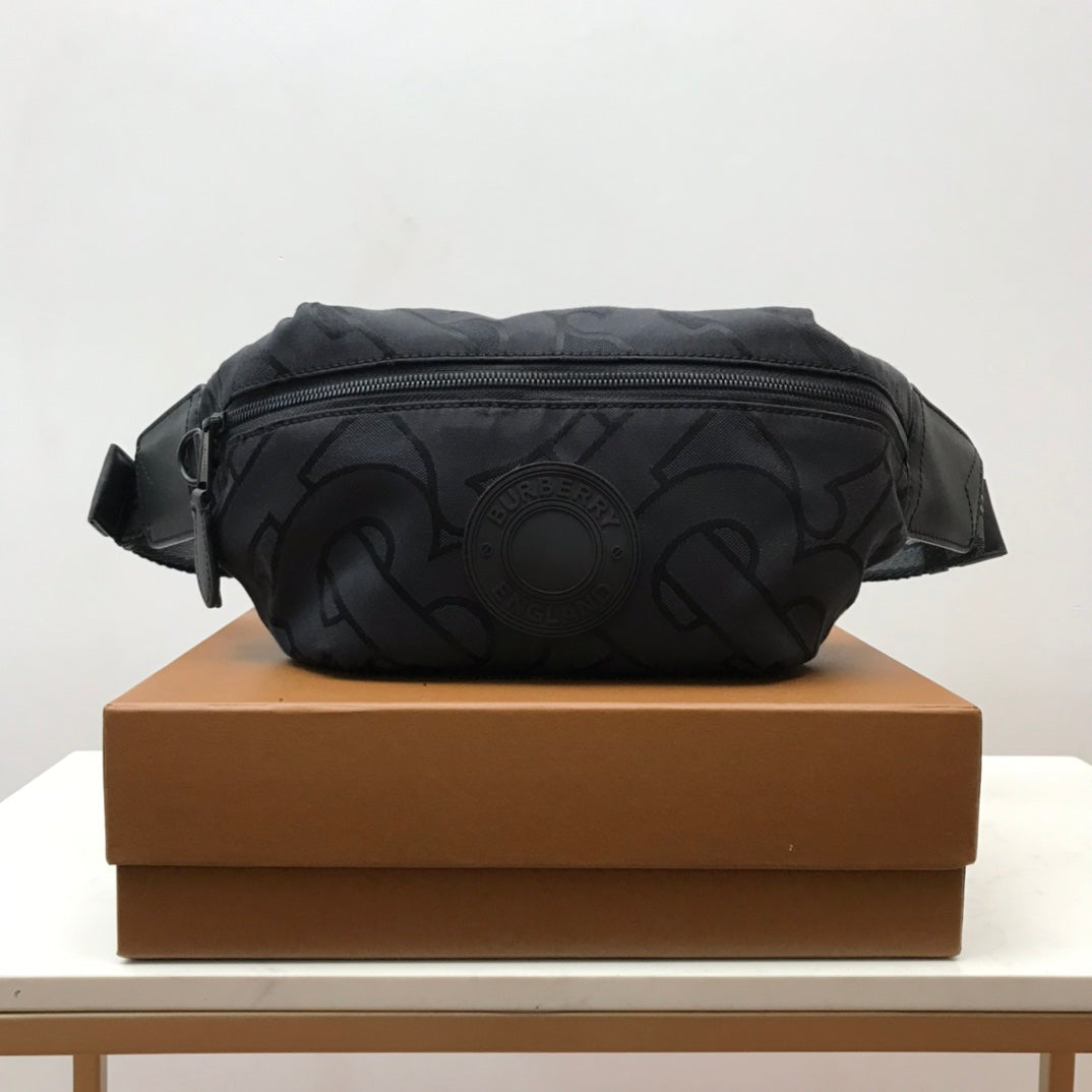 Top Quality Monogram Recycled Polyester Sonny Bum Bag Black For Men, Bags 12.2in/31cm